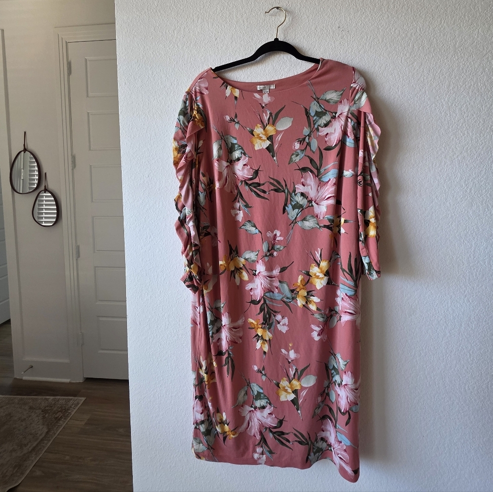 Cato Pink Floral Spring Easter Dress